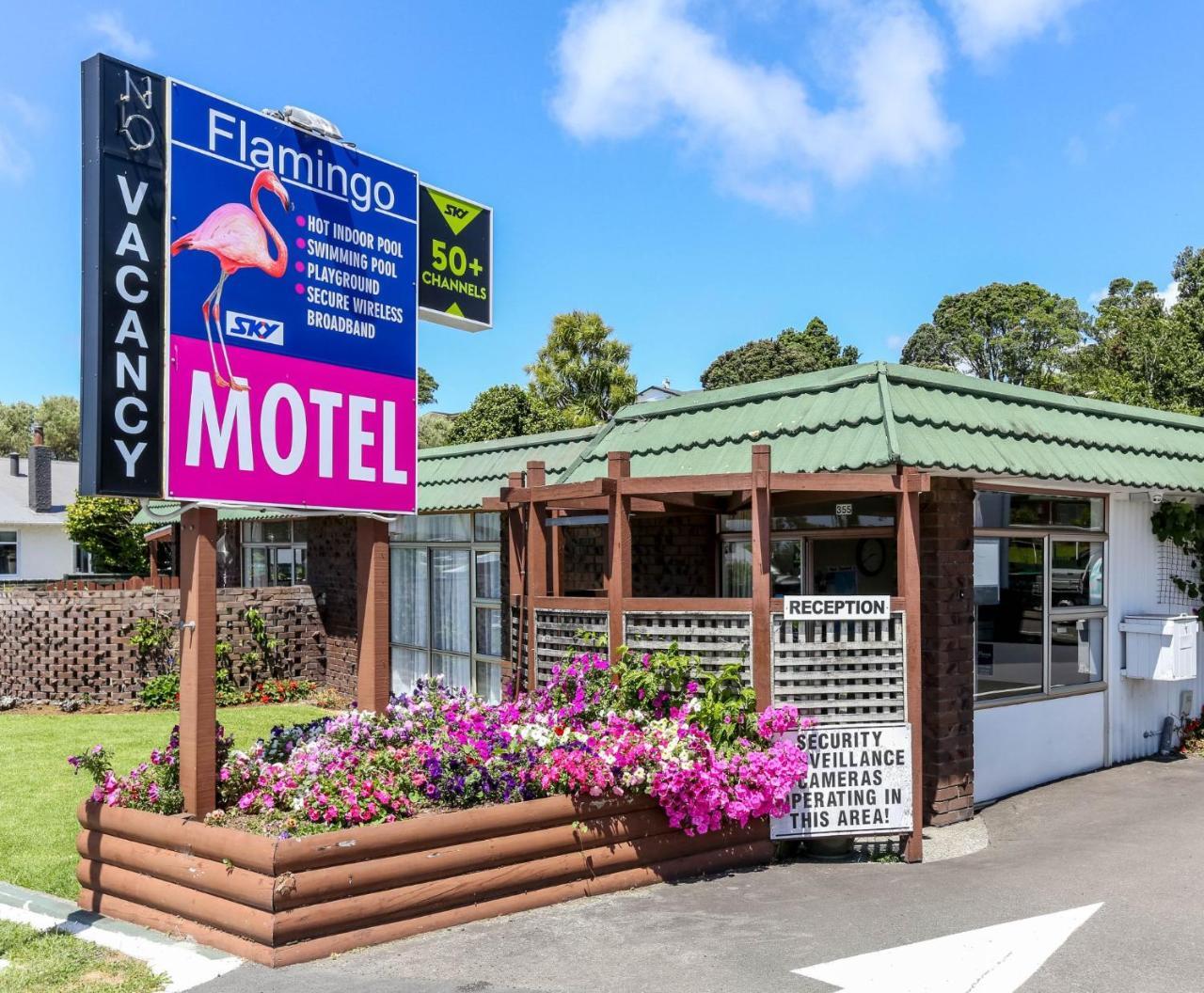Flamingo Motel New Plymouth Exterior foto